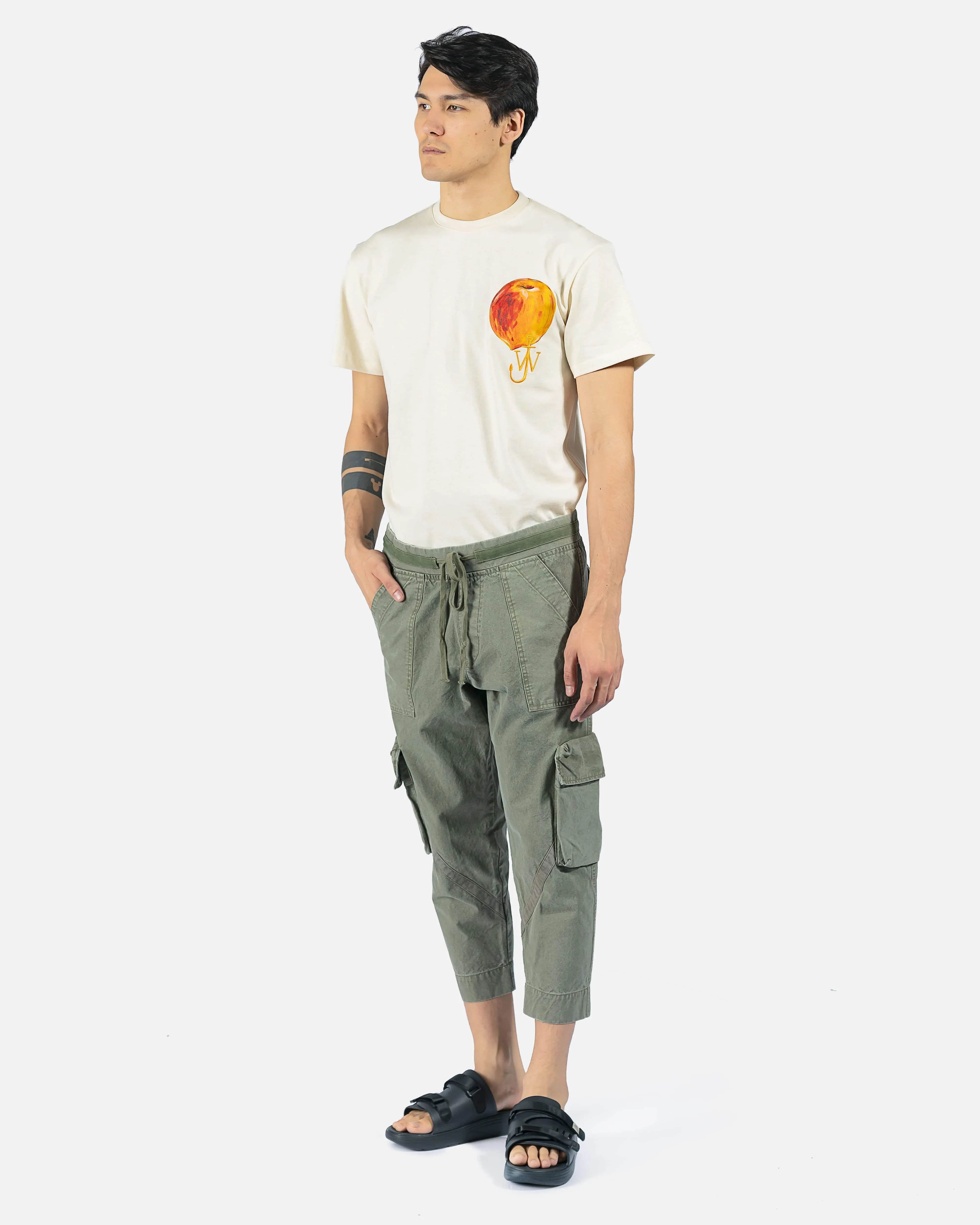 Greg Lauren Tent Canvas Basic Cargo in Olive