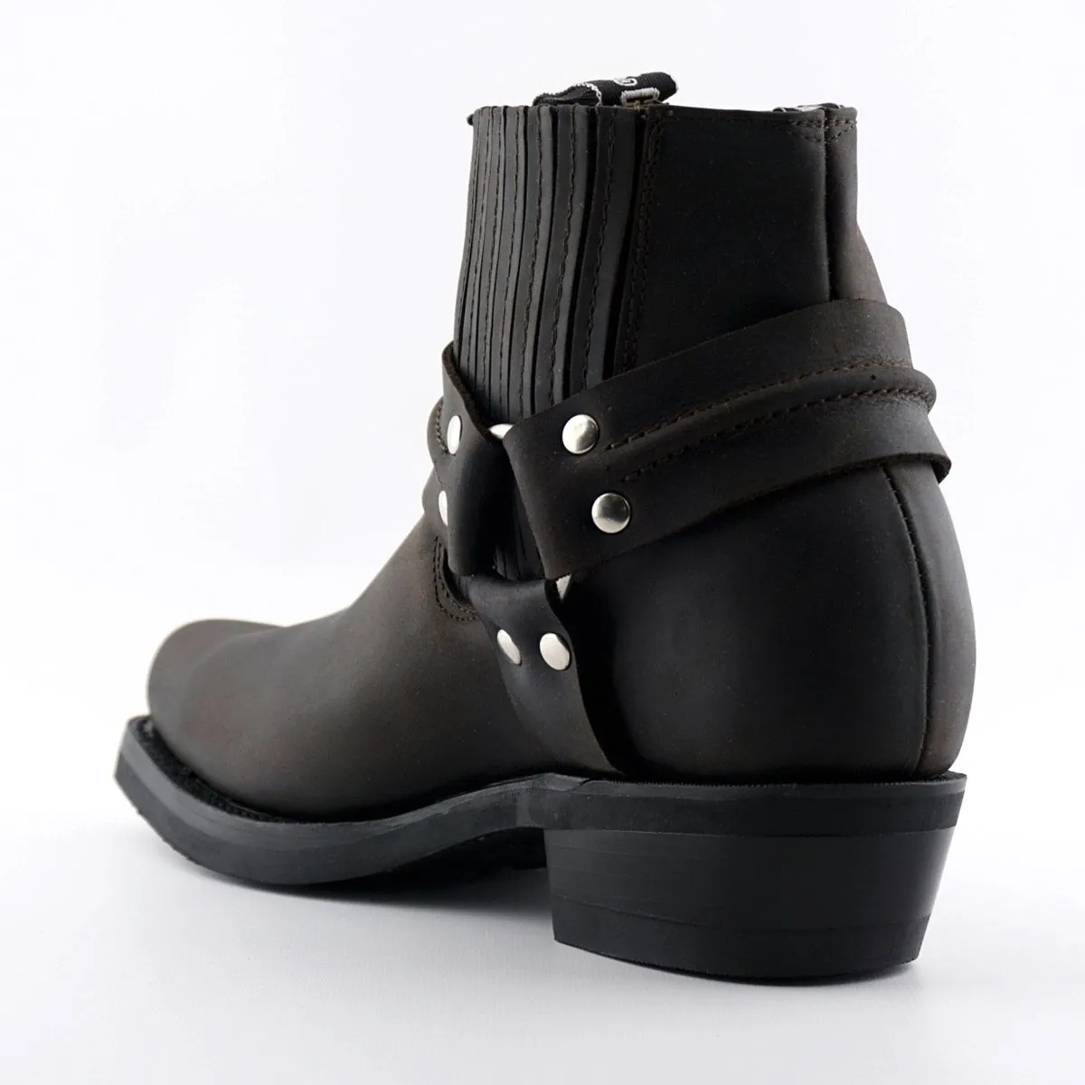 Grinders - Renegade Lo Brown Leather Cowboy / Western  Style Boots