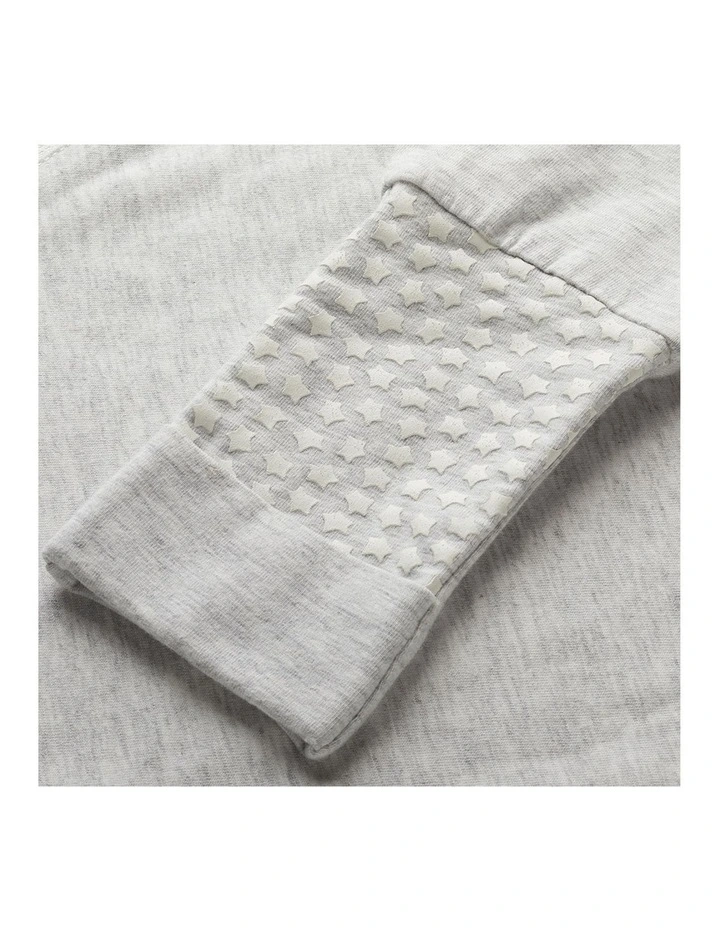 Grobag Baby Cotton 6-18M 1.0 TOG Steppee/Sleeping Bag Grey Marl