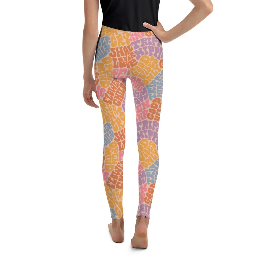 Groovy Hippie Youth Leggings