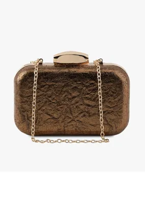 Gwen Dull Gold Clutch
