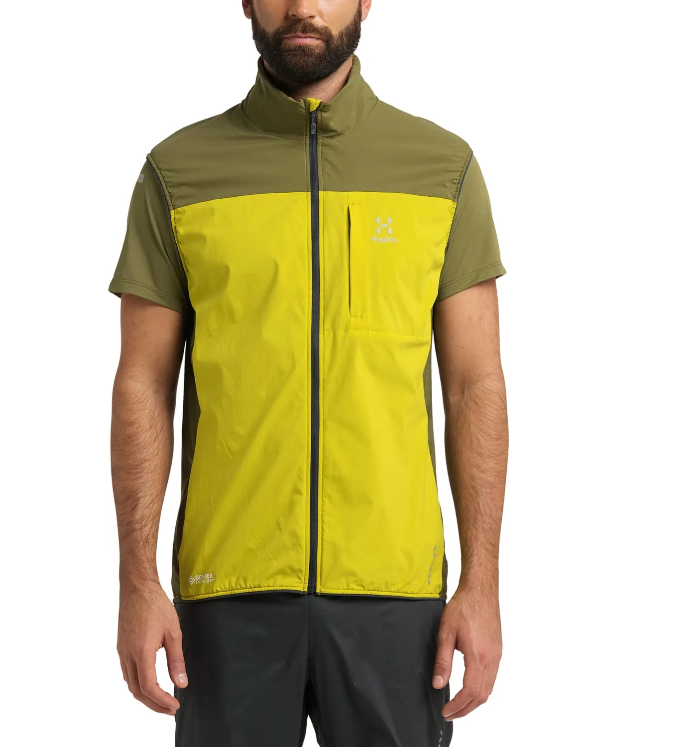 Haglöfs Men's L.I.M Alpha Vest Aurora/Olive Green | Buy Haglöfs Men's L.I.M Alpha Vest Aurora/Olive Green here | Outno