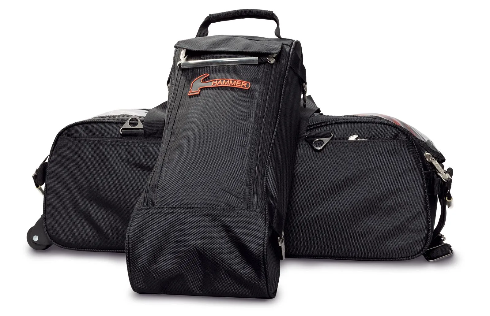 Hammer Premium Slim Triple Tote With Pouch Black