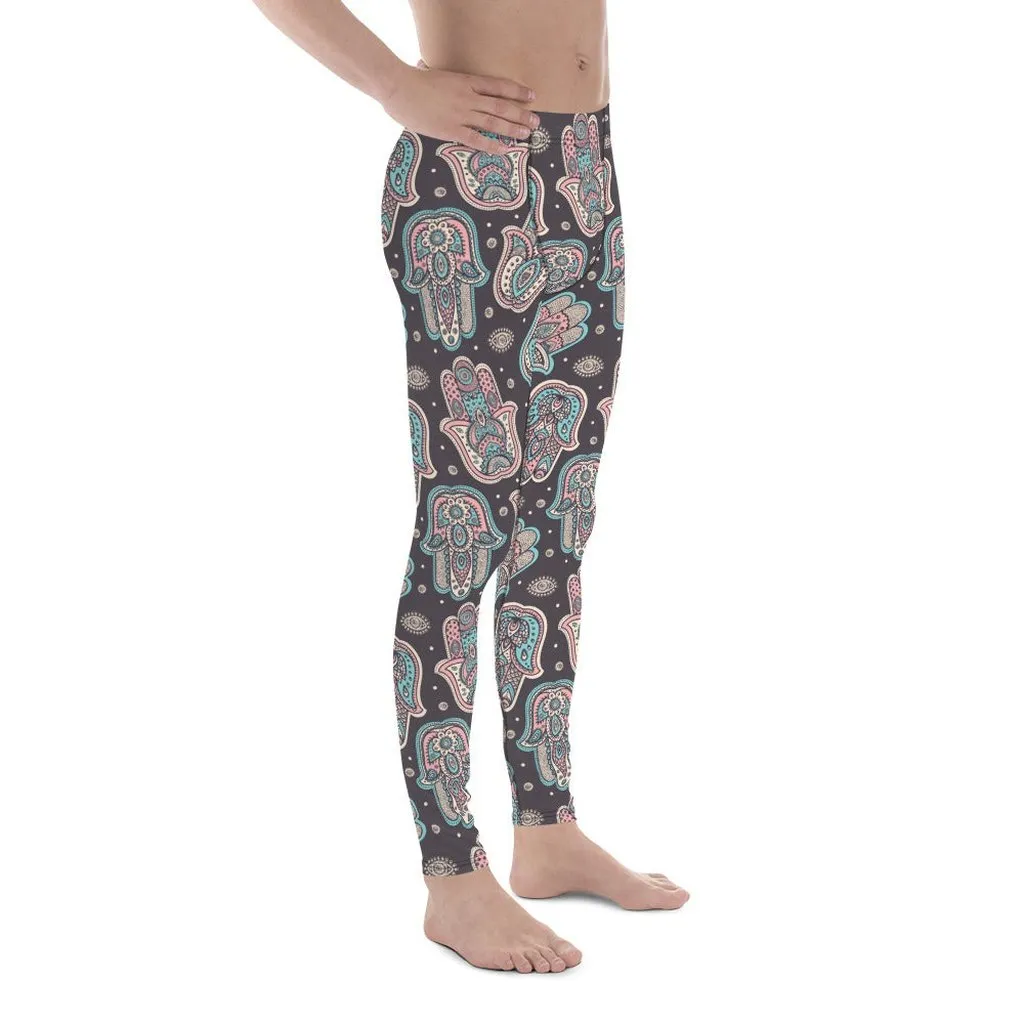 Hand Drawn Hamsa Men's Leggings