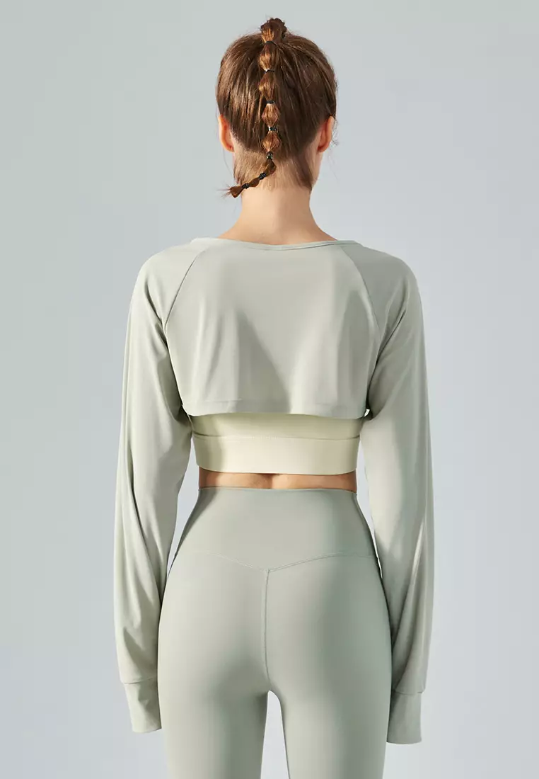 HAPPY FRIDAYS Loose Sunscreen Cropped Blouse DSG-DS343