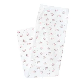 Happy Whale Blanket in Pink