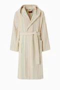 Harmony Hooded Bathrobe in Cotton-terry