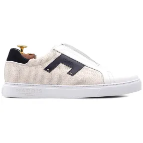 Harris Firenze 1913 Canvas / Leather Sneakers Black / White