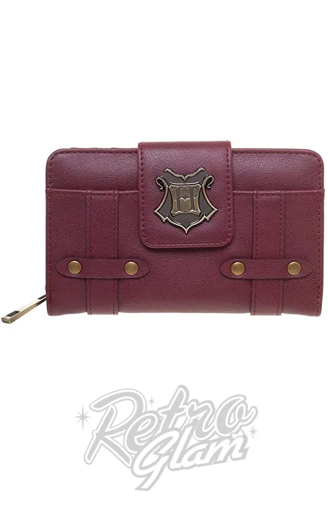 Harry Potter Burgundy Hogwarts Satchel Wallet