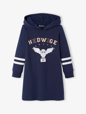 Harry Potter® Sweatshirt Dress for Girls - blue dark solid with design