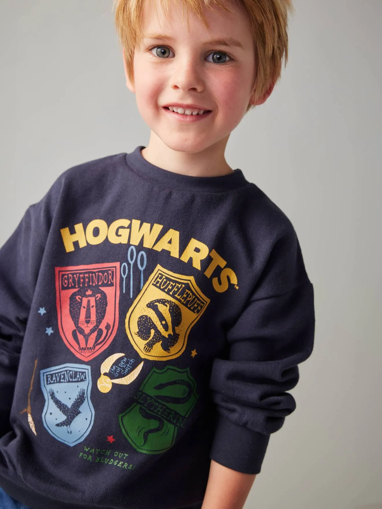 Harry Potter® Sweatshirt with Patches for Boys - night blue