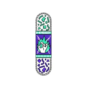 Hearty Skateboard Deck Take a Chill Pill Teal Blue- 8.0, 8.125 & 8.25