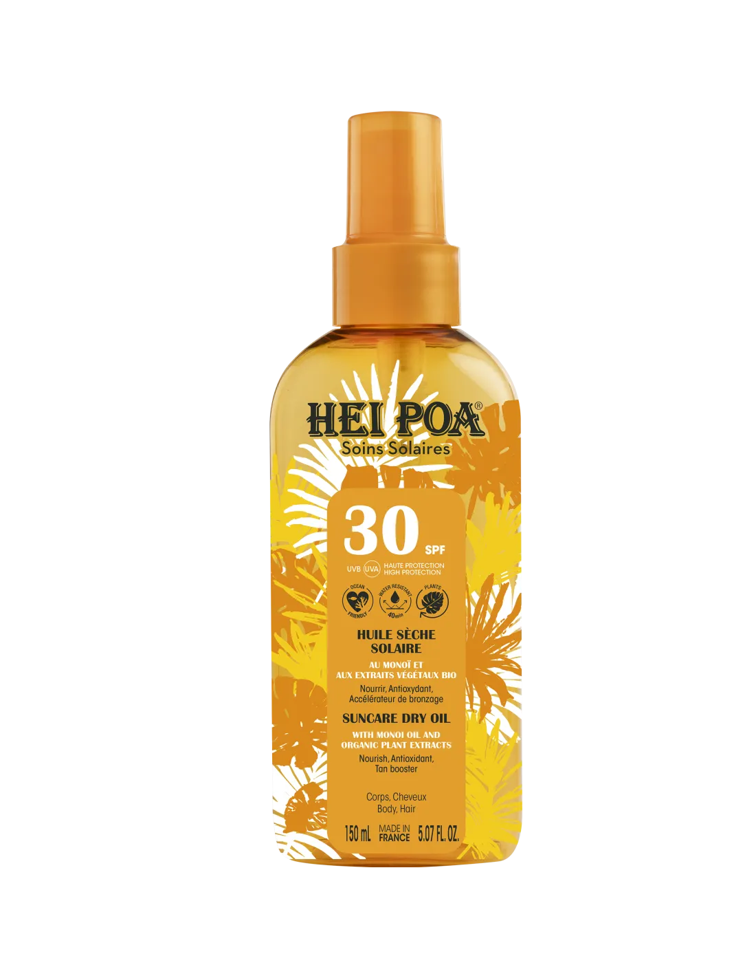 Hei Poa Dry Oil Body And Hair Spf30 150Ml