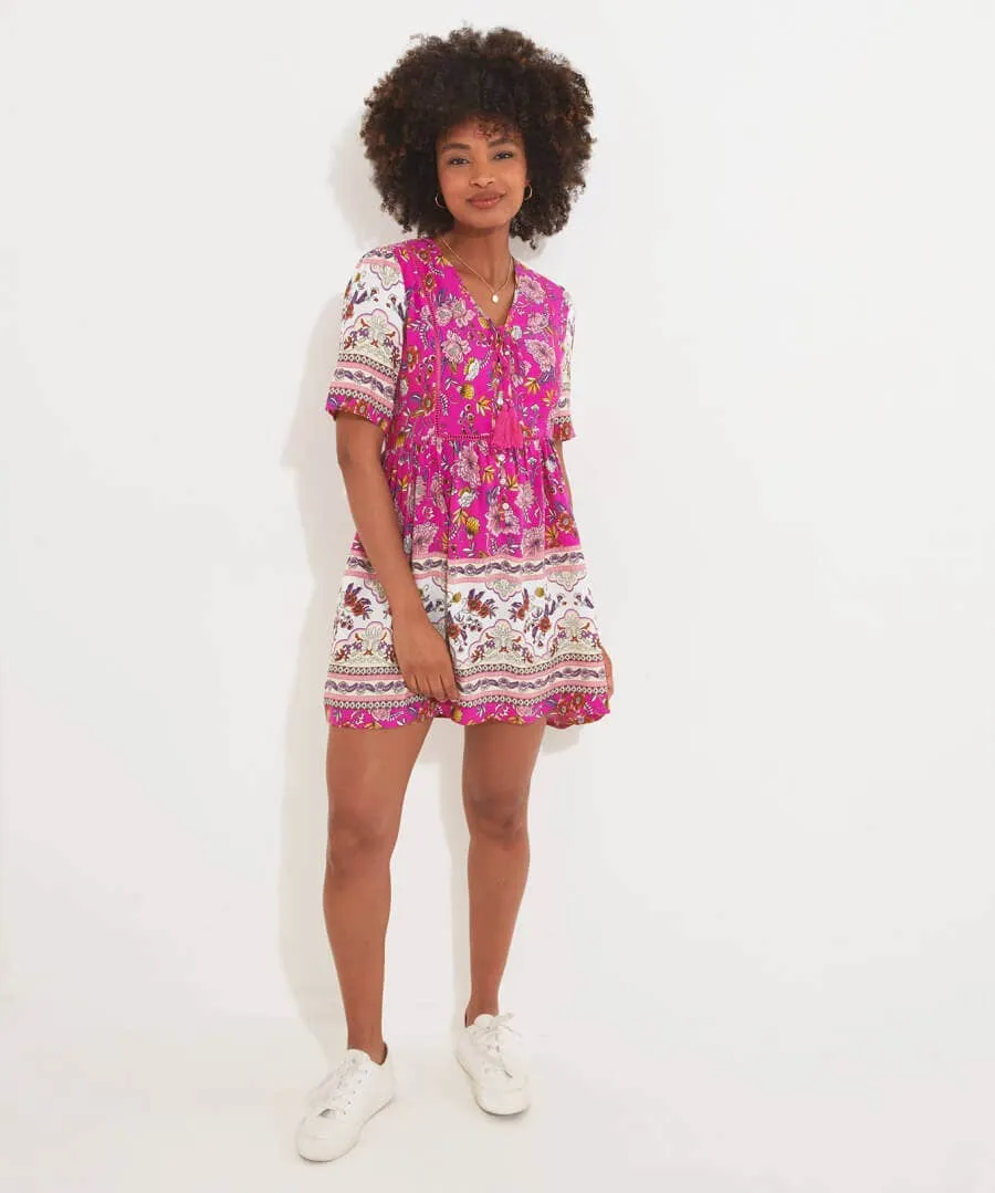 Heidi Pink Printed Tunic