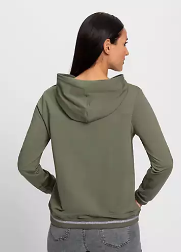 Heine Graphic Print Stretch Hoodie | Grattan
