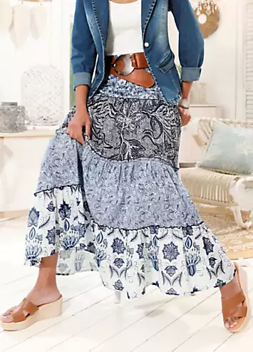 Heine Print Skirt | Grattan