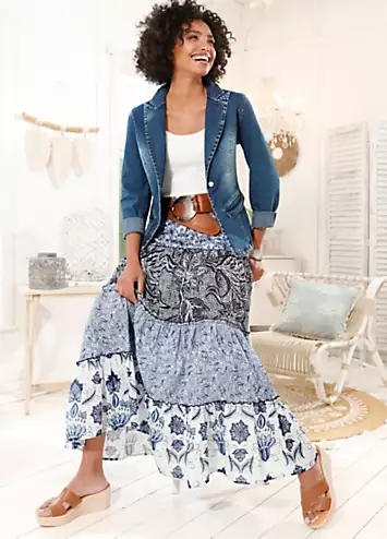 Heine Print Skirt | Grattan