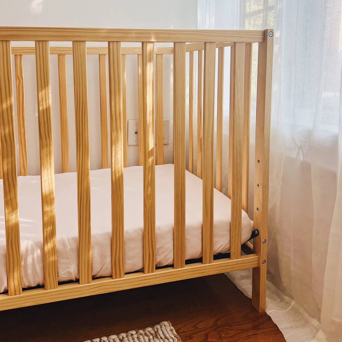 Hemp Crib Sheet - Rosewater