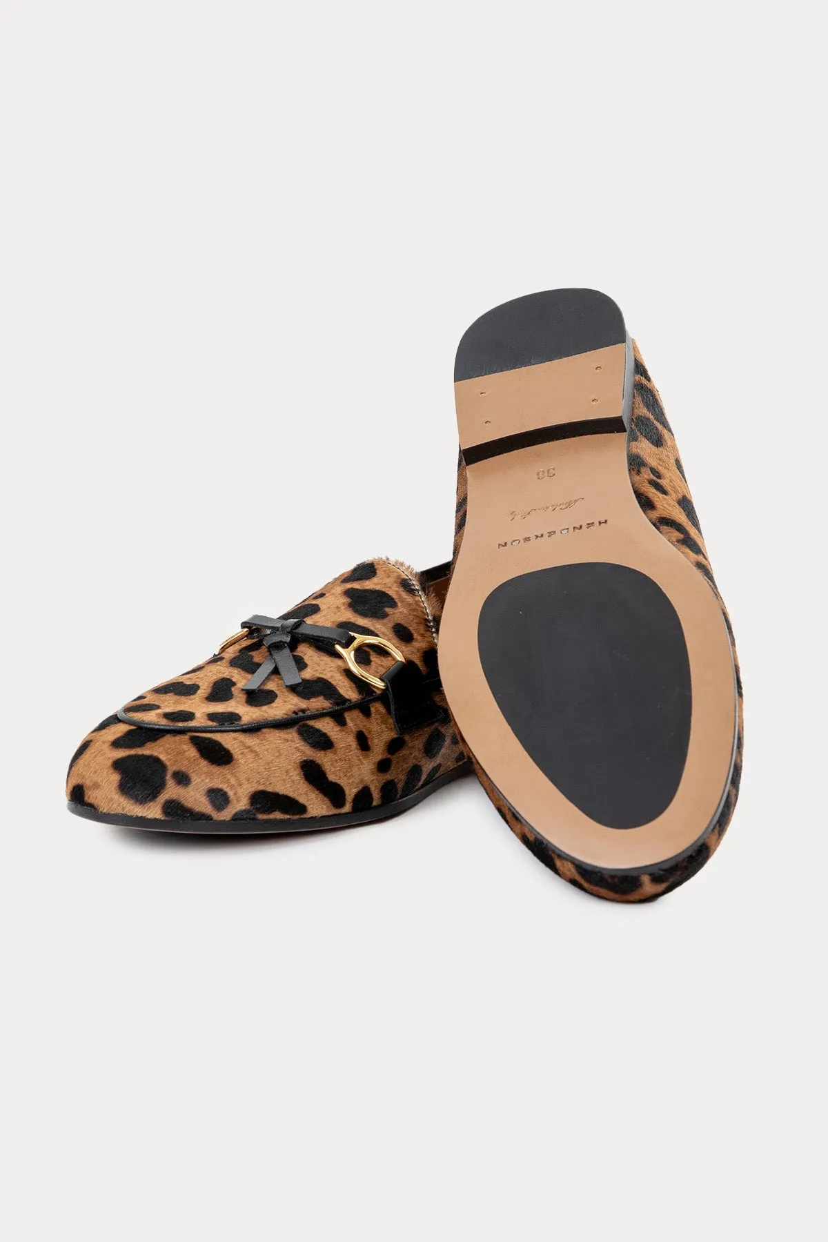 Henderson Rosa Leopar Desenli Loafer Ayakkab