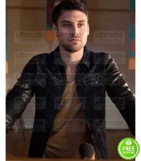 HEROES REBORN RYAN GUZMAN (CARLOS GUTIERREZ) BLACK LEATHER JACKET