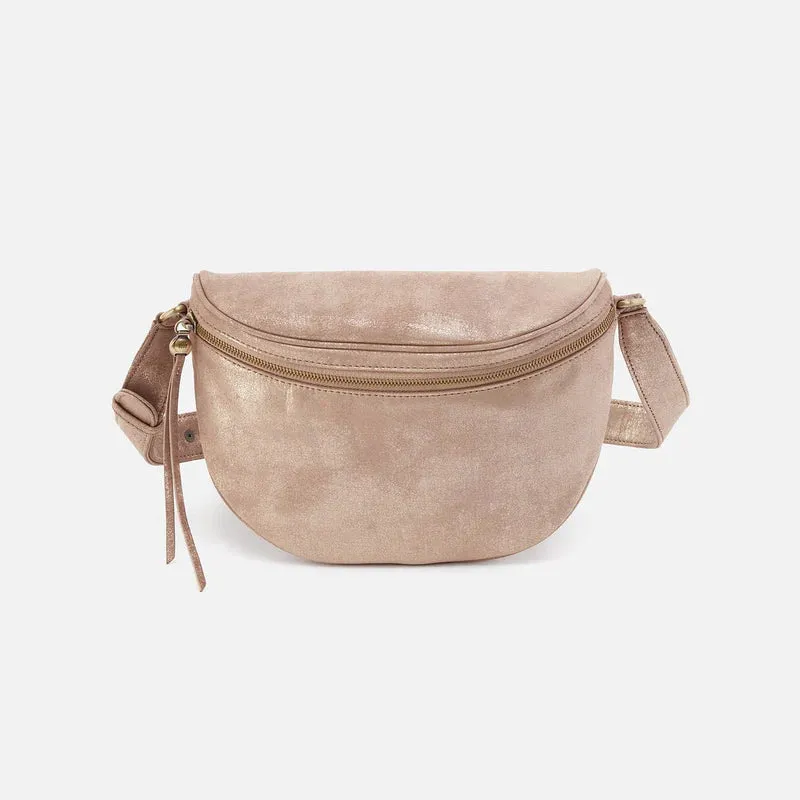 Hobo Juno Belt Bag in Gilded Beige