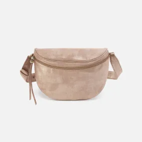 Hobo Juno Belt Bag in Gilded Beige