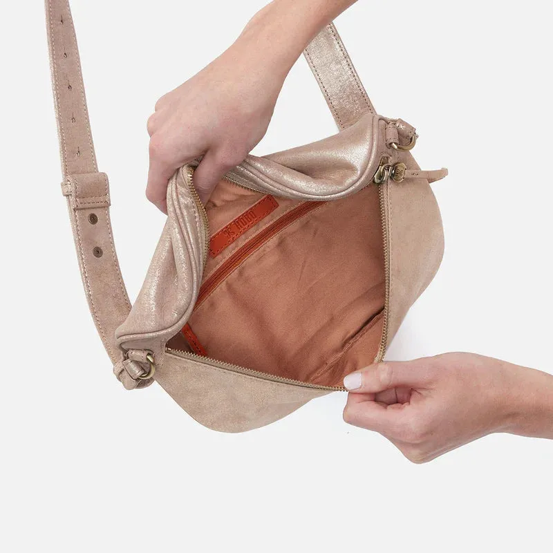 Hobo Juno Belt Bag in Gilded Beige