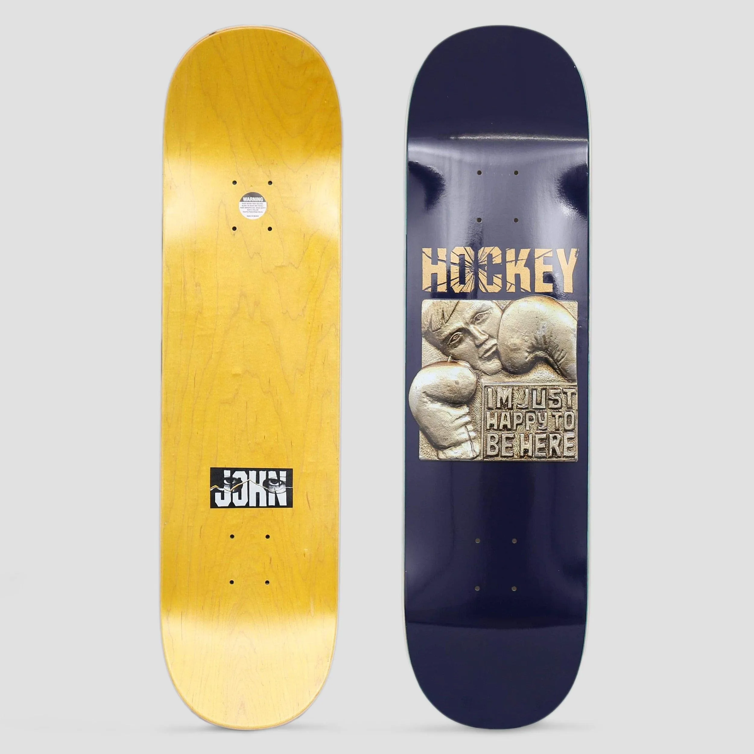 Hockey 8.25 Fitzgerald Happy To Be Here Skateboard Deck Navy