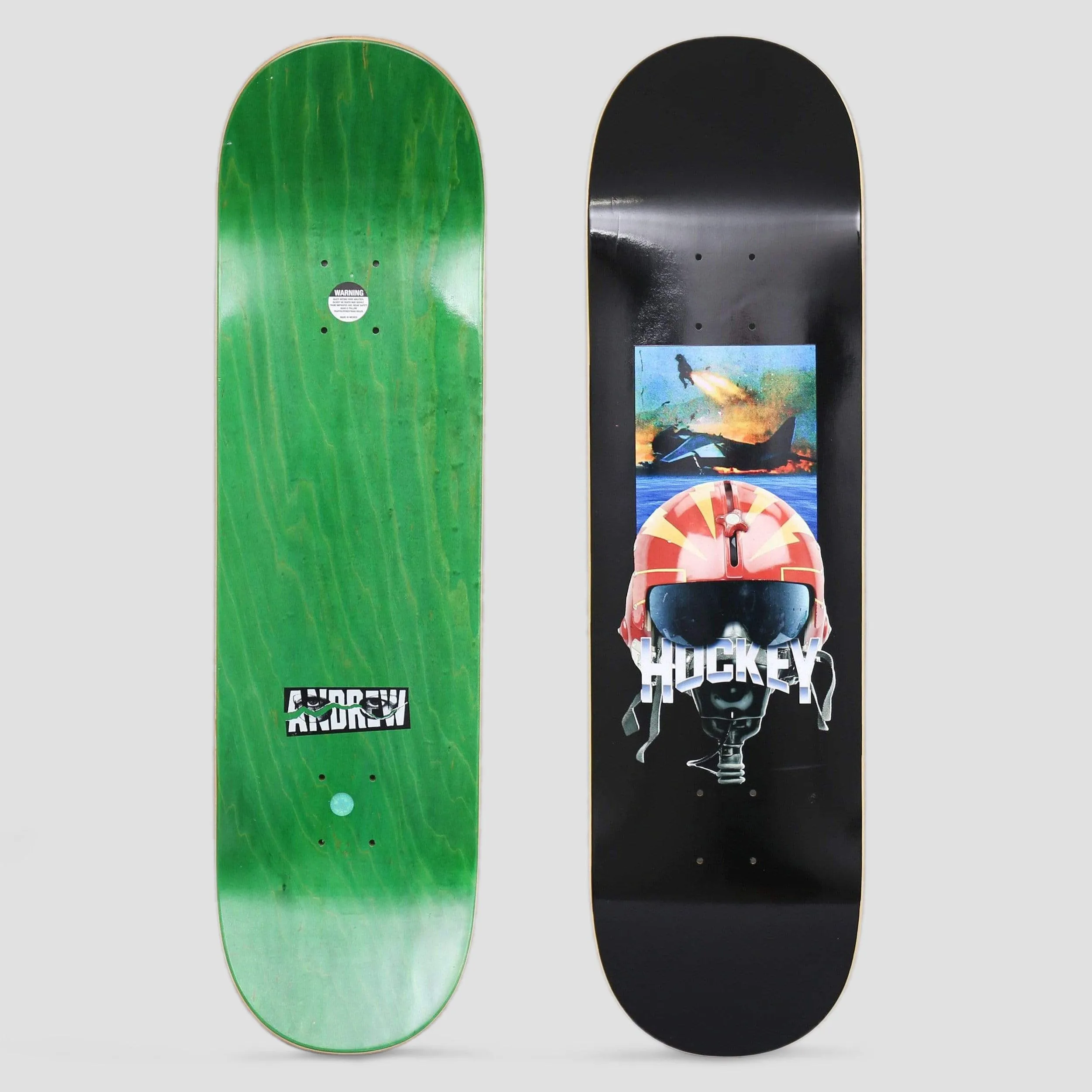 Hockey 8.5 Andrew Allen Eject Skateboard Deck Black