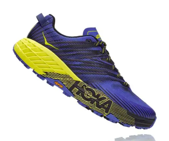 Hoka Mens Speedgoat 4- Black Iris/ Evening Primrose