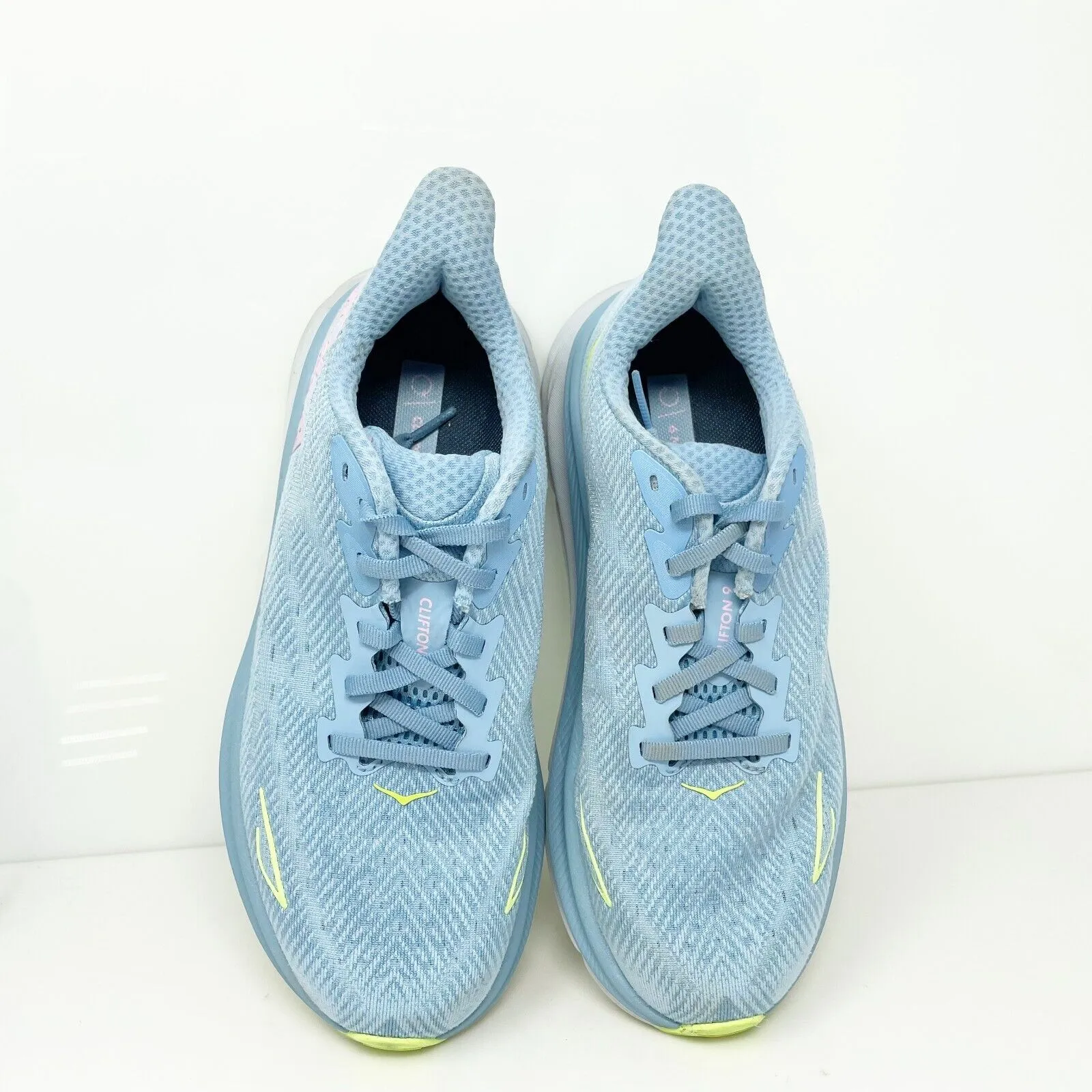 Hoka One One Womens Clifton 9 1132211 DNK Blue Running Shoes Sneakers Size 7 D