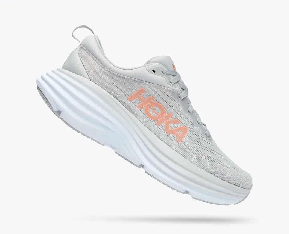 Hoka Women's Bondi 8 Harbor Mist Lunar Rock