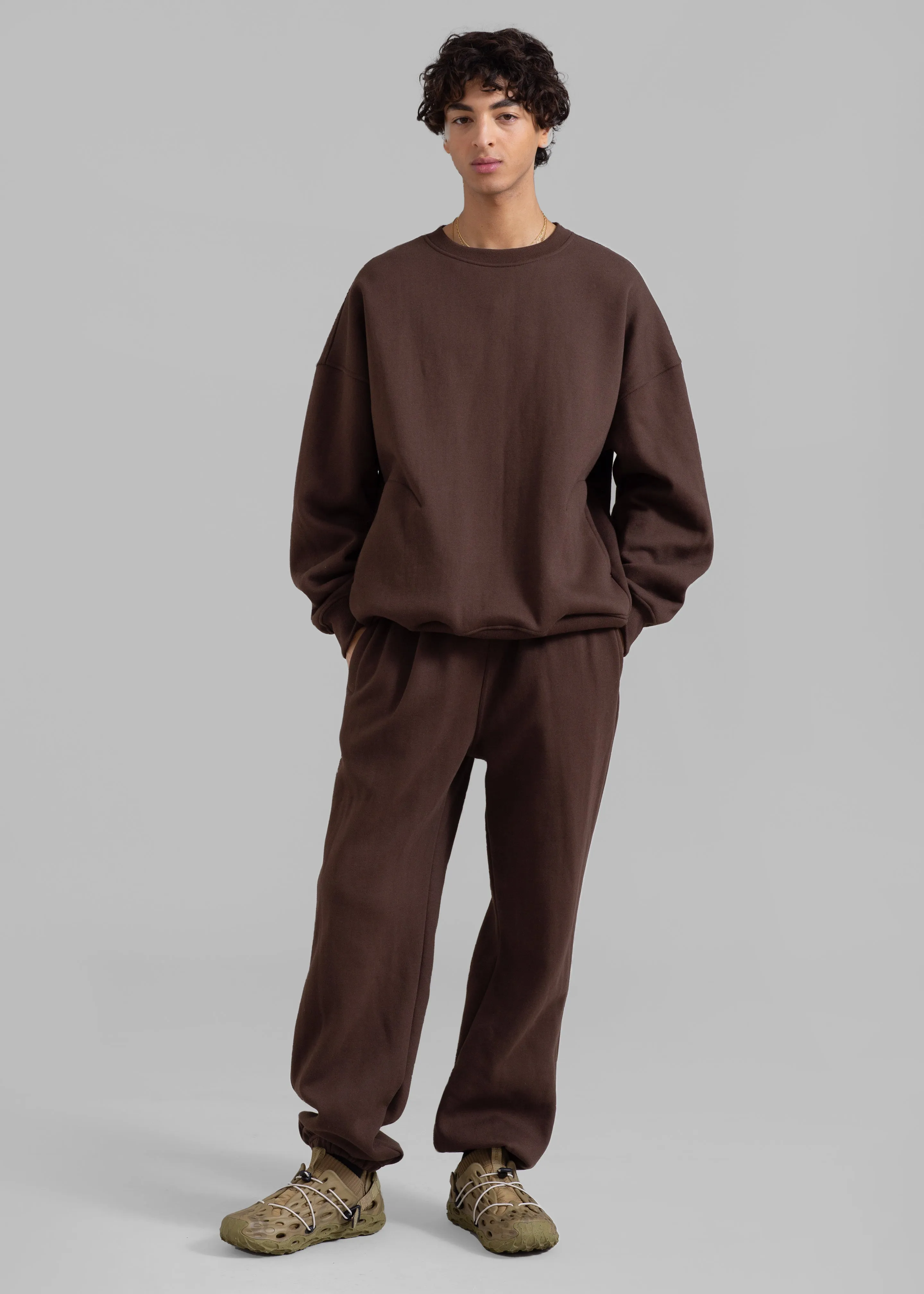 Hoops Joggers - Chocolate Plum