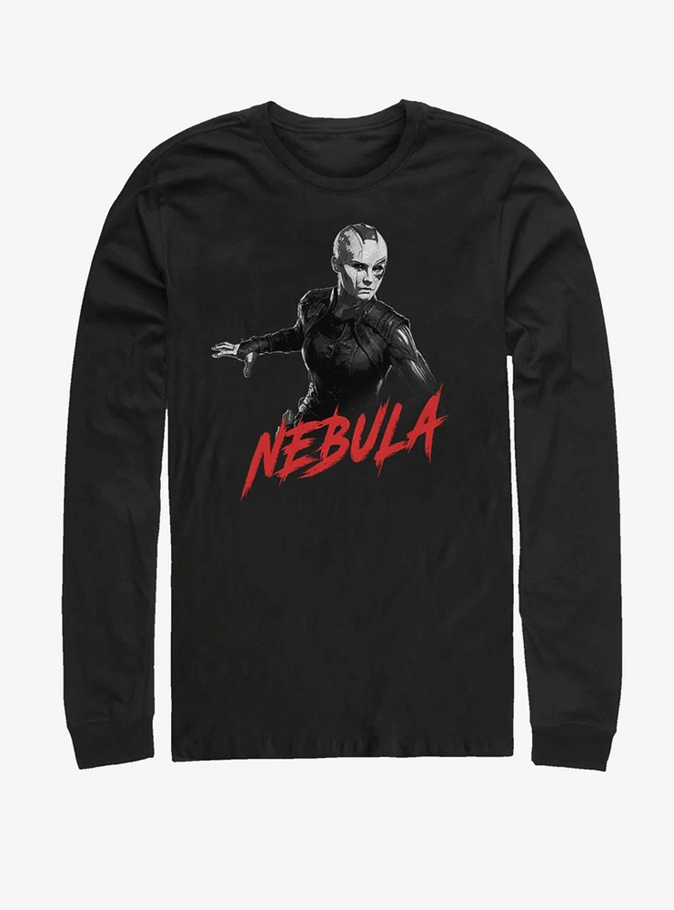Hot Topic Marvel Avengers: Endgame High Contrast Nebula Long-Sleeve T-Shirt