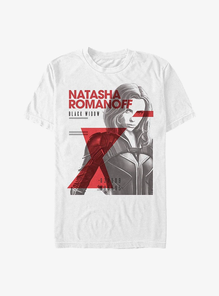 Hot Topic Marvel Black Widow Romanov Cover T-Shirt