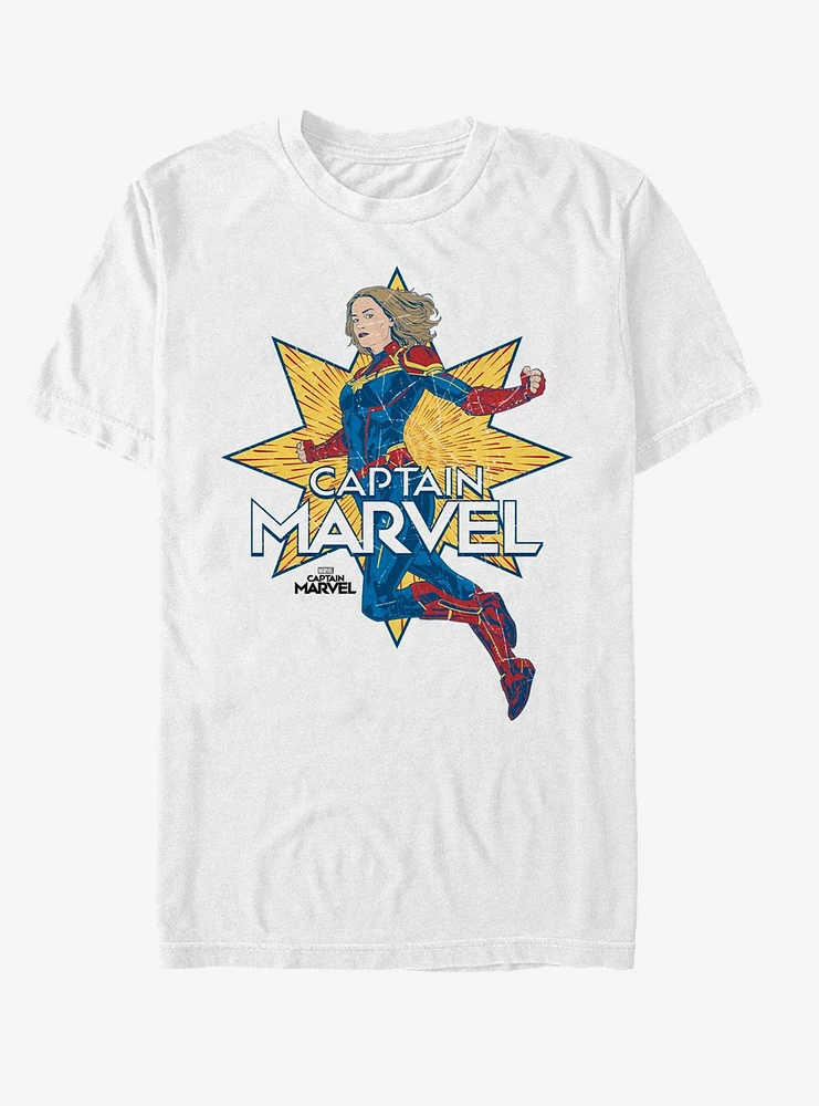 Hot Topic Marvel Captain Star T-Shirt
