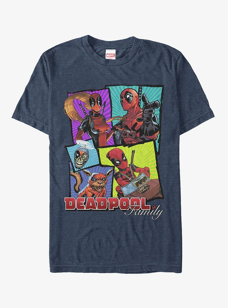 Hot Topic Marvel Deadpool Family T-Shirt