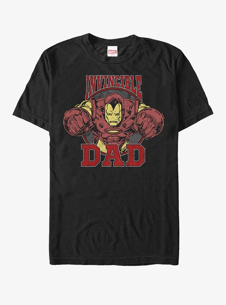 Hot Topic Marvel Father's Day Iron Man Invincible Dad T-Shirt