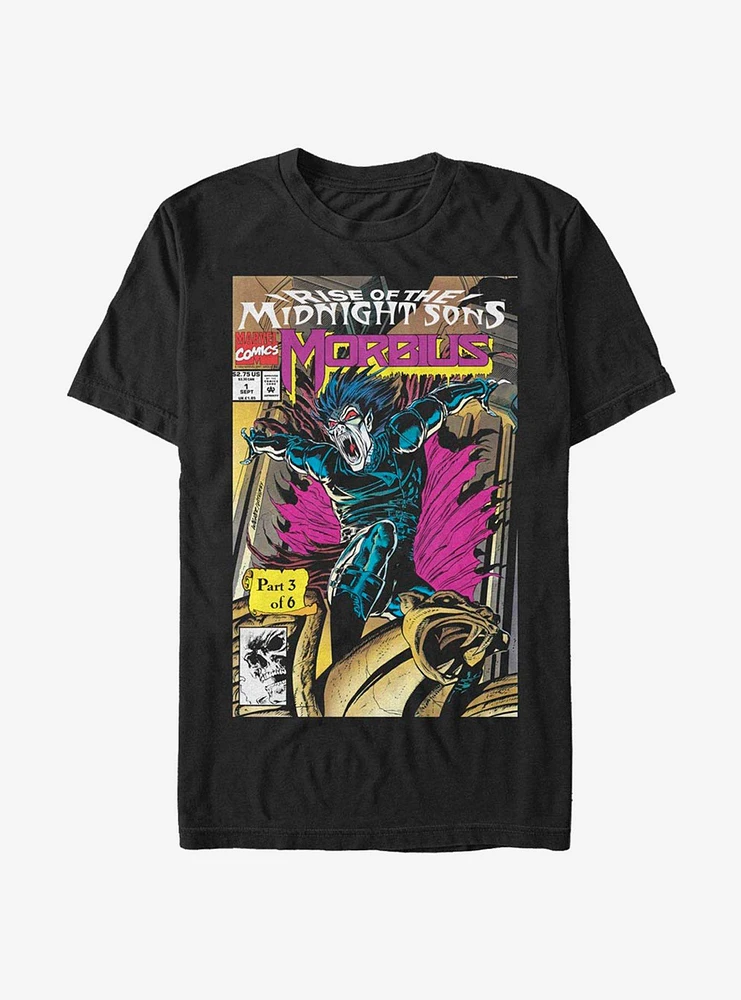 Hot Topic Marvel Morbius Comic Cover T-Shirt