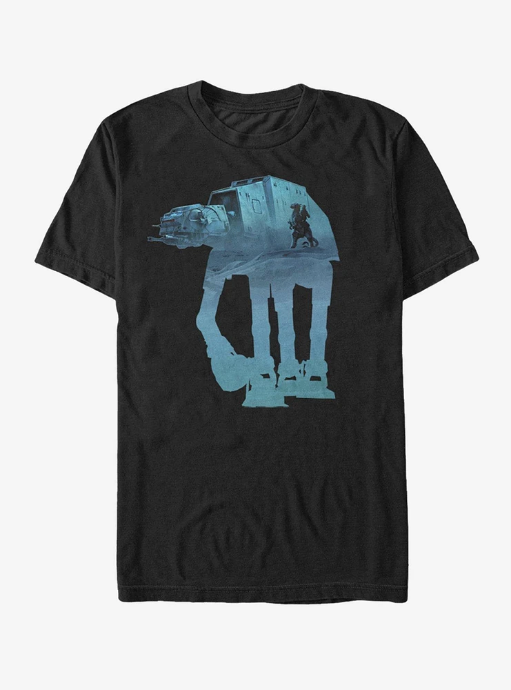 Hot Topic Star Wars AT-AT Tauntaun Silhouette T-Shirt