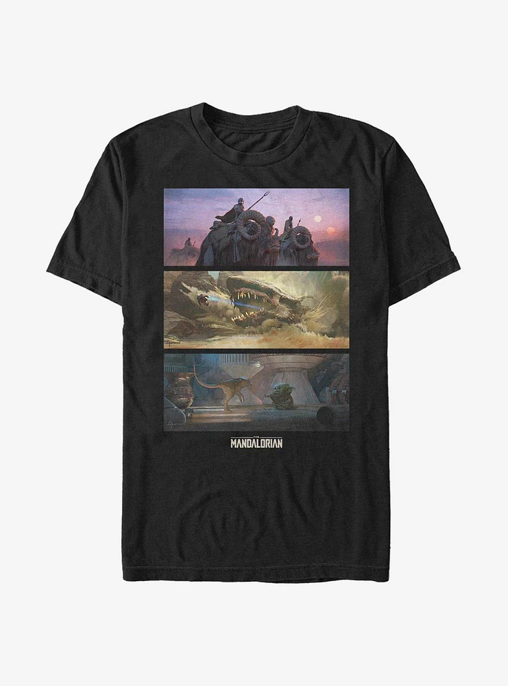 Hot Topic Star Wars The Mandalorian Epic Story T-Shirt