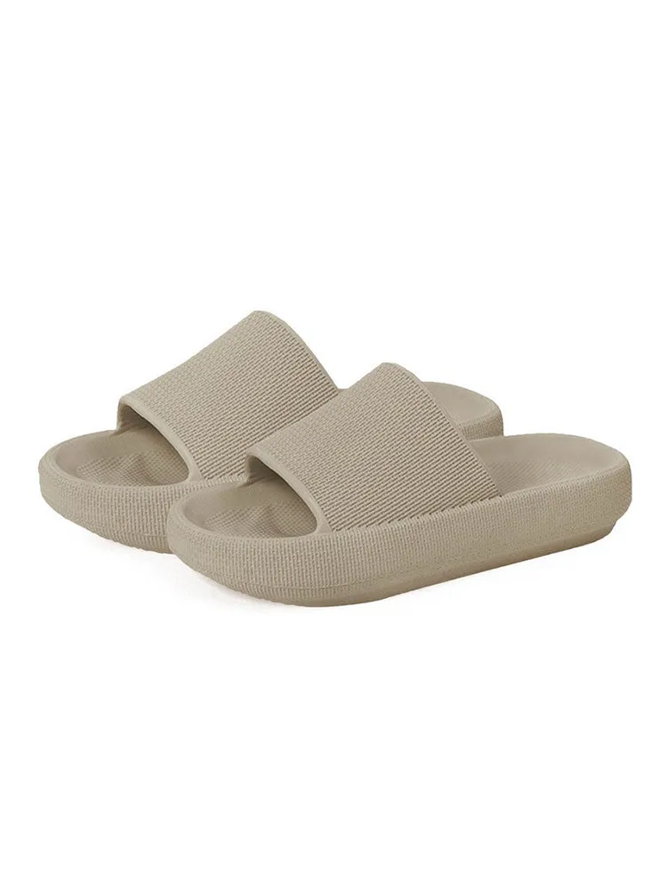   Hotsale Men and Women Soft Thickened-Sole Household Non-Slip Fashion Slipper For Gym Indoor & Outdoor   
