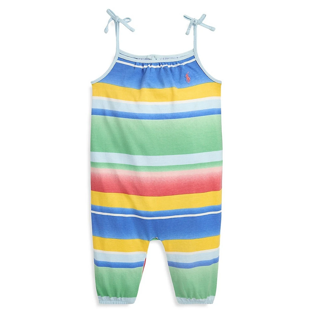 Hudson's Bay Baby Girl's Striped Cotton Jersey Romper