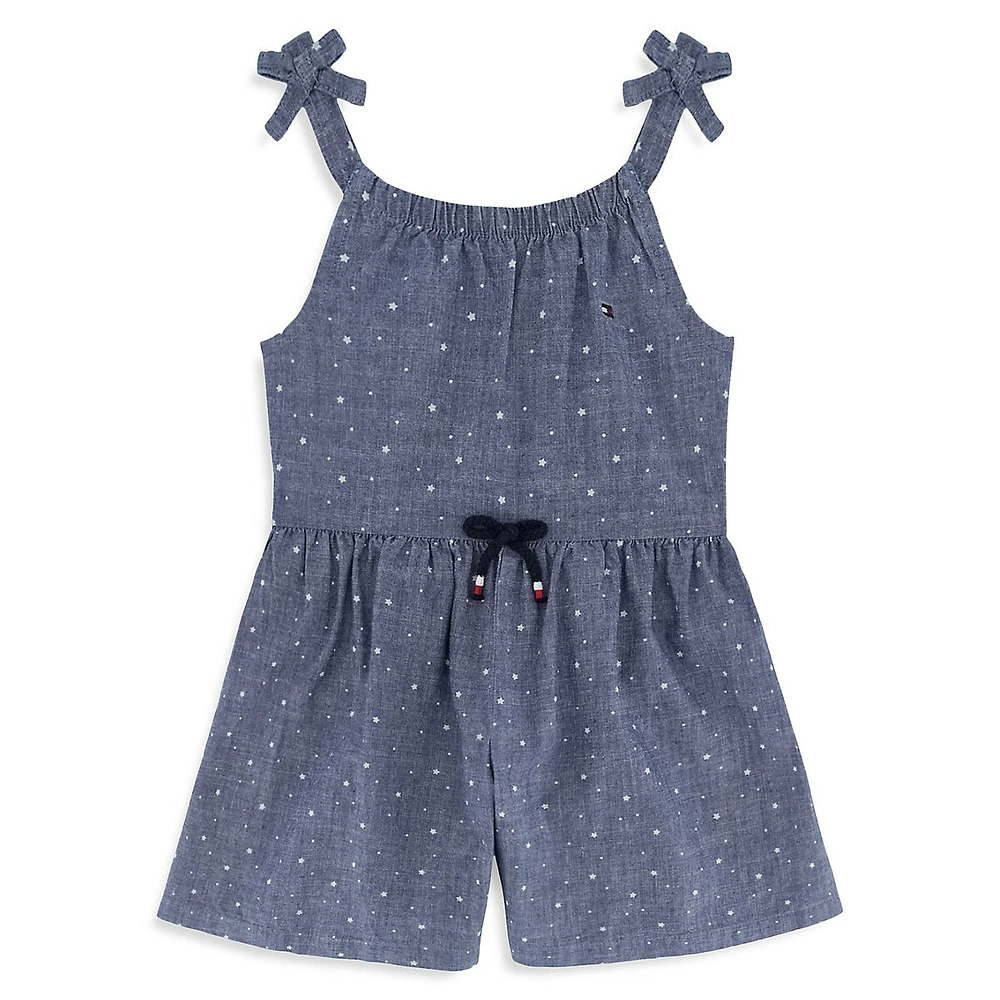 Hudson's Bay Little Girl's Star-Print Sleeveless Romper