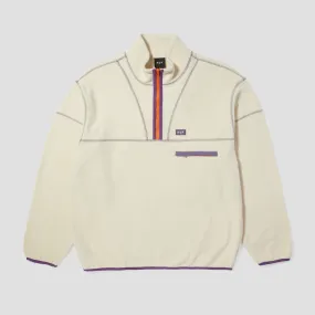 HUF Elysian Quarter Zip Fleece Bone