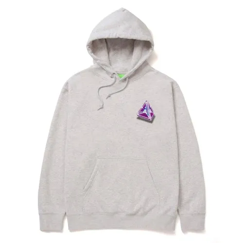 HUF Tesseract Triple Triangle Hoodie Grey