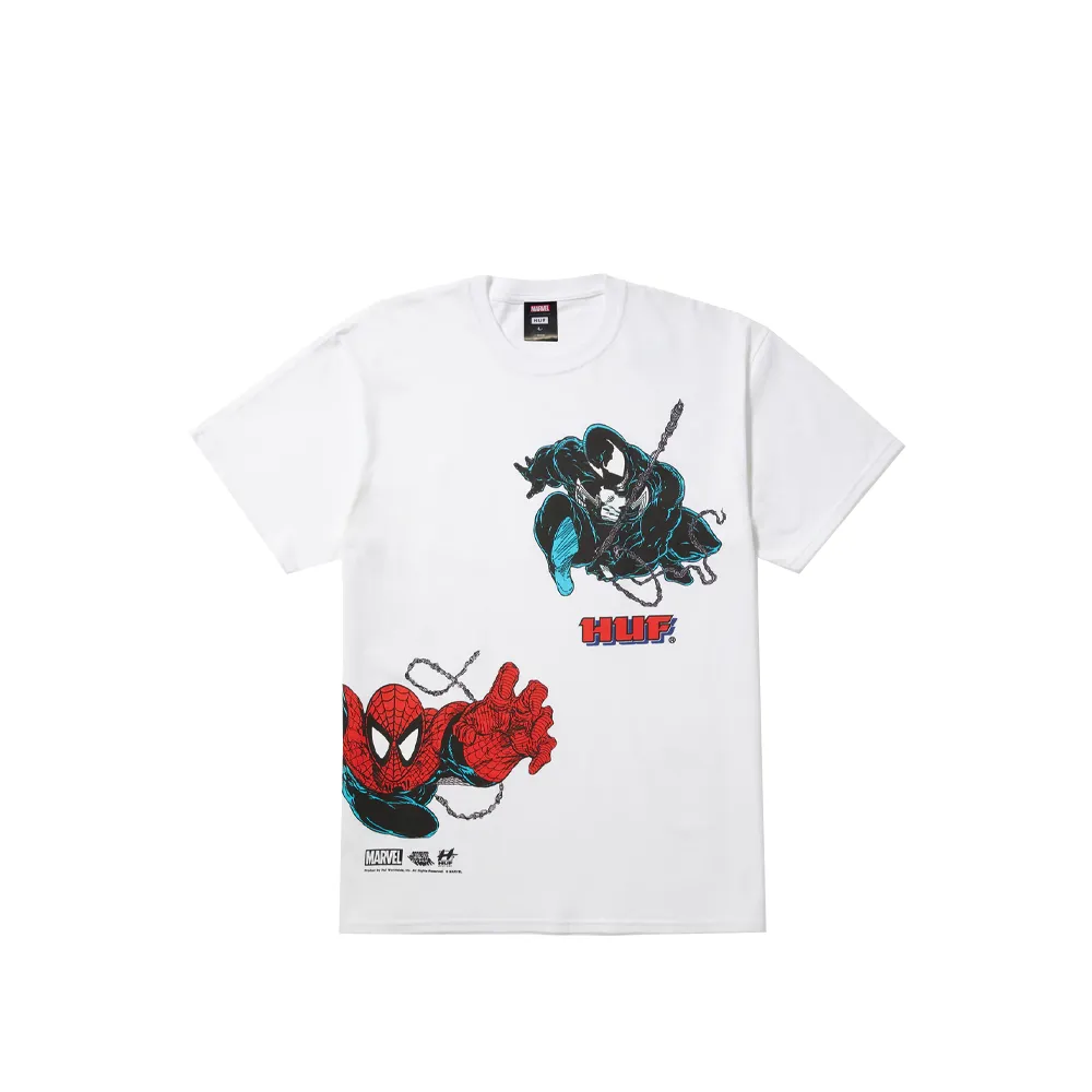 Huf X Marvel Face Off Short Sleeve T-shirt White TS02061