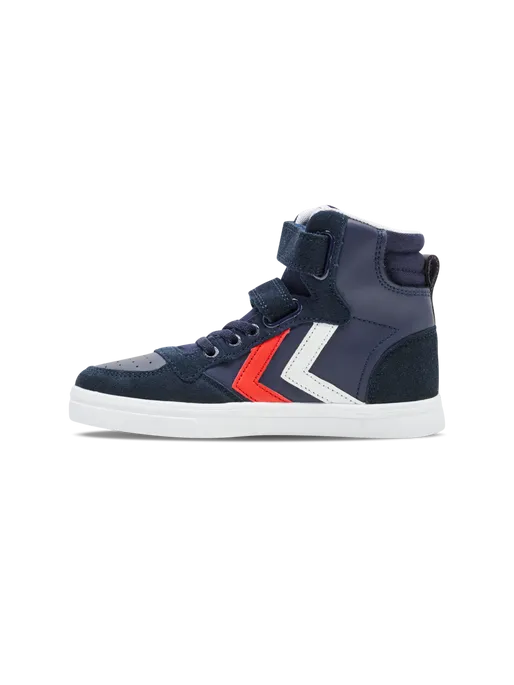 Hummel Youth Slimmer Stadil Leather High Cut Sneakers