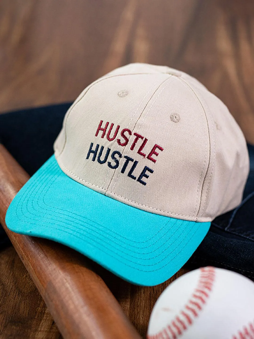 Hustle Hustle Multi Free Size Unisex Baseball Caps