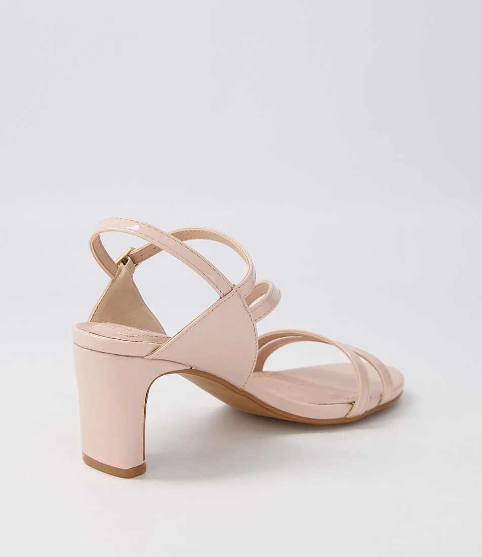 I LOVE BILLY Naniya Nude Patent Pu Sandals